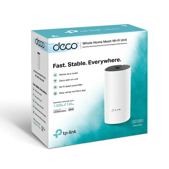 TP-Link Deco M4 Whole-Home Mesh Wi-Fi System 1 pac