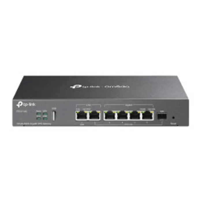 TP-Link Omada Gigabit VPN usmjerivač (Router) 2×2.5G RJ45 WAN (1xWAN/LAN), 1×Gigabit SFP WAN/LAN, 4× Gigabit RJ45 WAN/LAN, 1× USB 2.0
