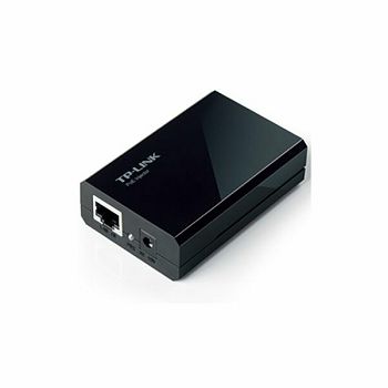 TP-LINK PoE Injector Adapter, IEEE 802.3af compliant, Data and power carried over the same cable up to 100 meters, plastic case, pocket size, plug and play