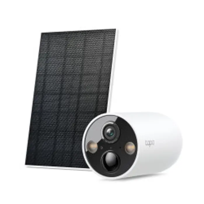 TP-Link Tapo C425 kamera + Tapo A201 Solar panel 2K QHD 4MP, H.264, Full-Color Night Vision, microSD, dvosmjerni audio, detekcija pokreta, vodootporna IP66, Wi-Fi, Tapo app