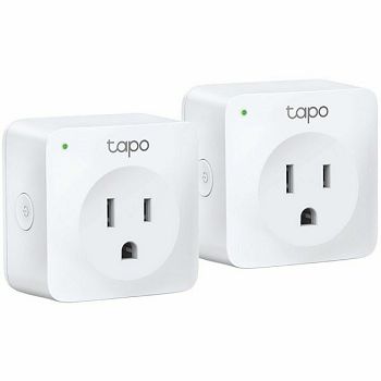 TP-Link Tapo P100 (2-pack), Mini Smart Wi-Fi Socket, Remote Control for Home Appliances, IEEE 802.11b/g/n, Bluetooth 4.2, Wi-Fi 2.4GHz, Android 4.4+, iOS 9.0+