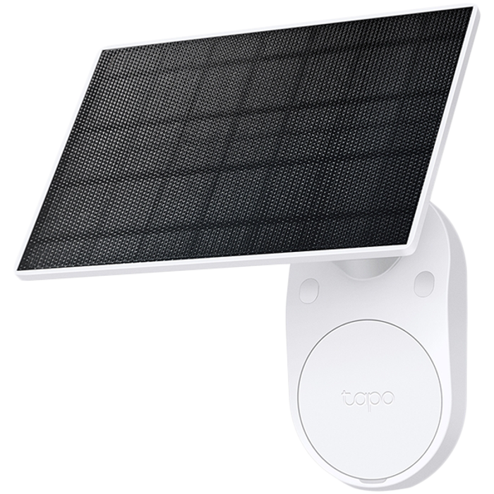 TP-LINK Tapo Solar Panel, Max.Charg: 5.2V; 2.5W, Type-C charging Port, Non-Stop Power, Flexible Solar Installation, Works with Tapo Battery Camera, 4m Charging Cable(Total), Weatherproof (IP65), (work