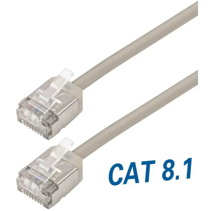Transmedia Cat8.1 Thin flexible U FTP patch cable, 0,5m