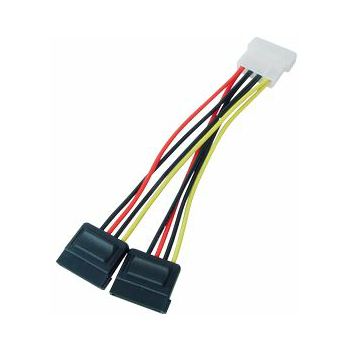 Transmedia Sata Splitter, Molex na 2x SATA