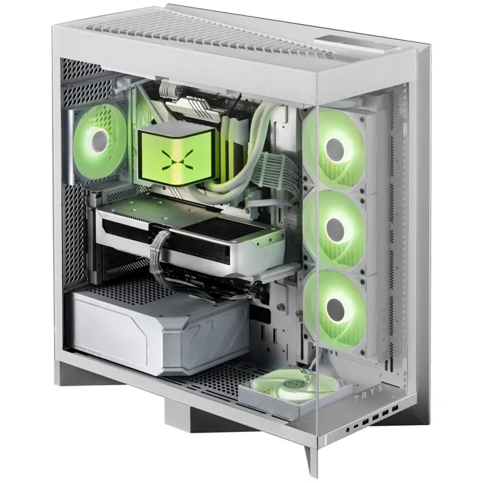 TRYX LUCA L70 Midi-Tower, Tempered Glass, ARGB - weiß-C-L700N-NN0H-G0W