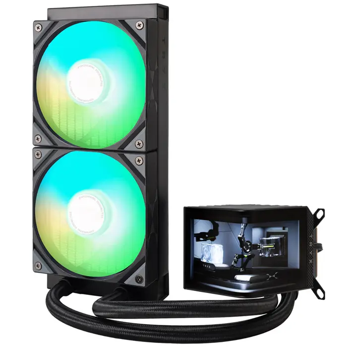 TRYX PANORAMA Komplett-Wasserkühlung, ARGB - 240 mm, schwarz-L-P240A-AS2M-G0K
