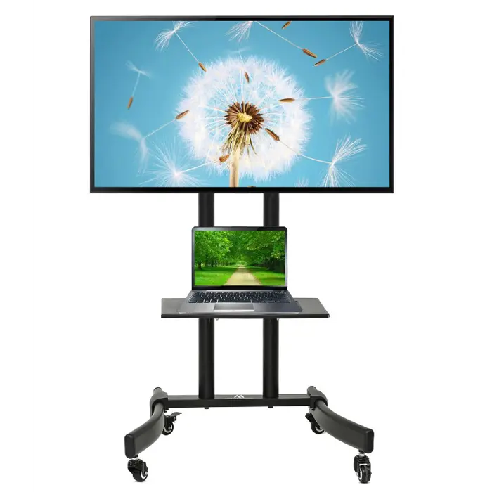 TV trolley stand Maclean, professional, on wheels, max 32-65", max 40kg, MC-739