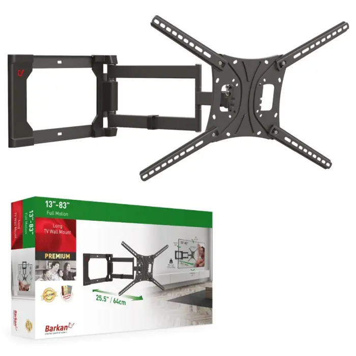 TV Wall Mount 13-83" LED/LCD 50kg Swivel Tilt