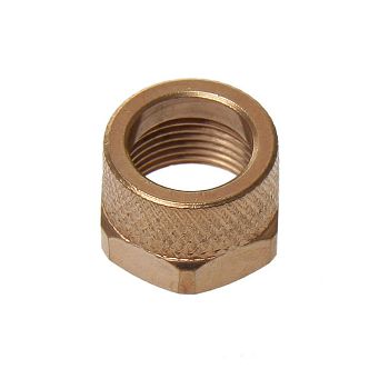 Union nut 11mm - copper-plated 