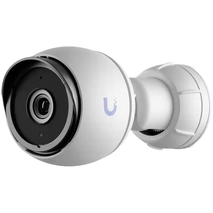 UBIQUITI G4 Bullet; 2K (4MP) video resolution; Flexible 3-axis adjust mount; 9 m (30 ft) IR night vision; AI event detections; Record audio with an integrated microphone; Connect and power using PoE; 