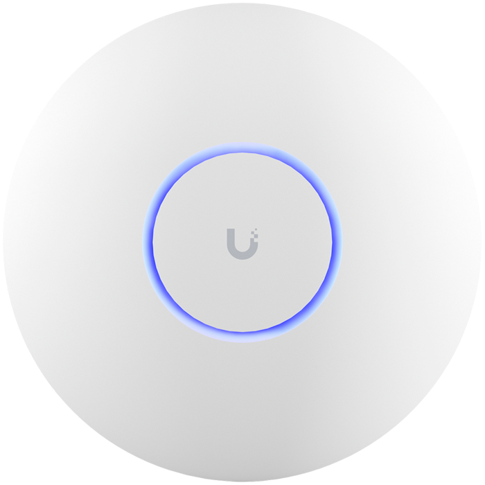 UBIQUITI U7-PRO Ceiling-mount WiFi 7 AP with 6 GHz support, 2.5 GbE uplink, and 9.3 Gbps over-the-air speed, 140 m² (1,500 ft²) coverage