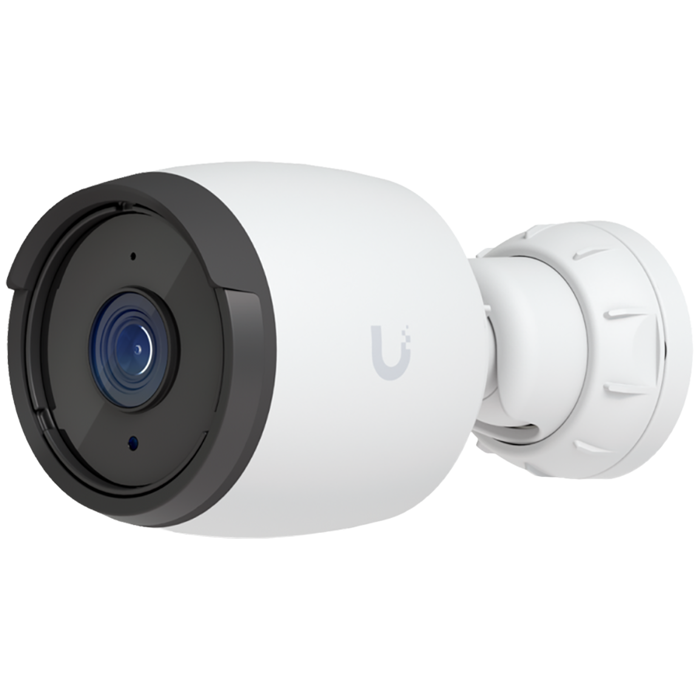 Ubiquiti UVC-G6-Bullet-W All-weather 4K PoE camera with a 1/1.8" 8MP image sensor, Multi-TOPs AI Engine, and long-range IR night vision