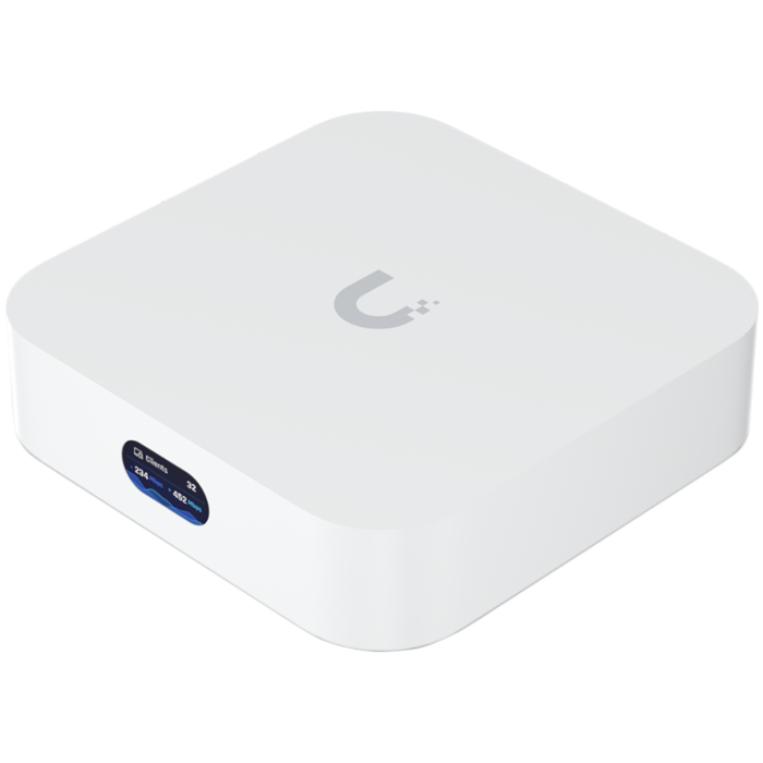 Ubiquiti UX-EU UniFi Cloud Gateway and WiFi 6 access point that runs UniFi Network. Powers an entire network or simply meshes as an access point Built-in WiFi6 (2x2 MIMO), 140 m² (1,500 ft²) single-un