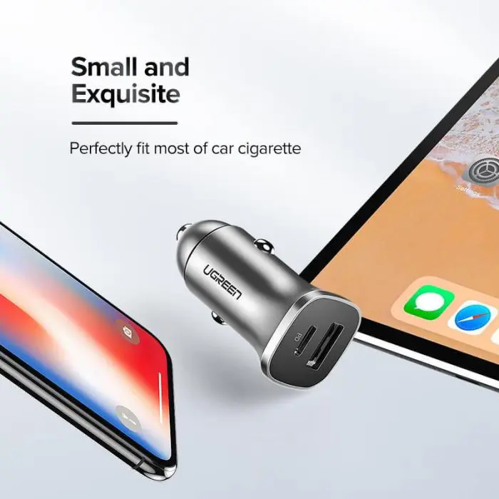 ugreen-car-charger-usb-usb-c-pd-18w-gray-box-18232-e0013669.webp