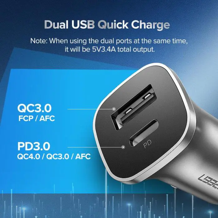 ugreen-car-charger-usb-usb-c-pd-18w-gray-box-80125-e0013669.webp