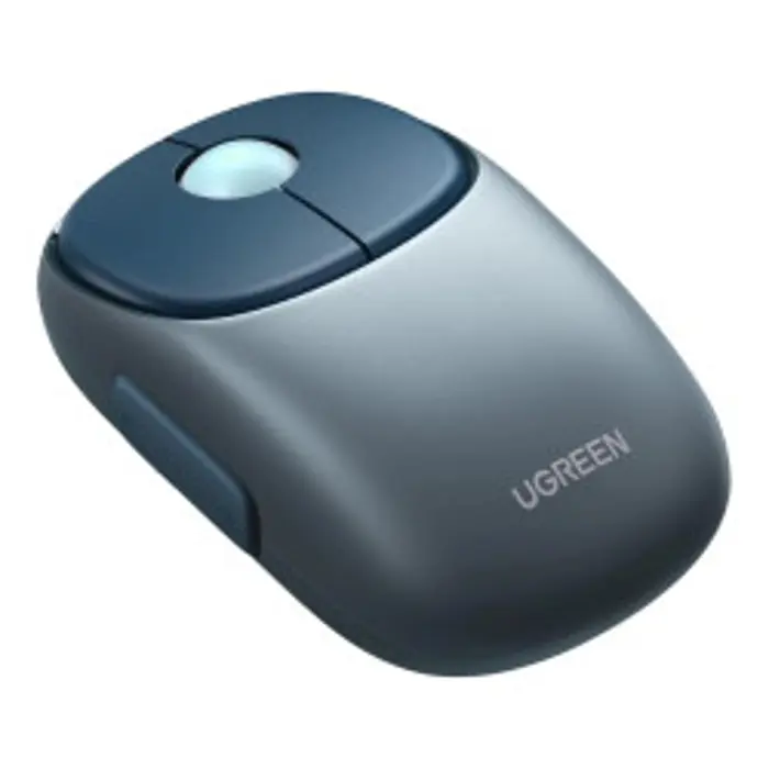 UGREEN FUN+ MU102 bežični miš, 4000 DPI, bluetooth, USB-C punjenje, plavi