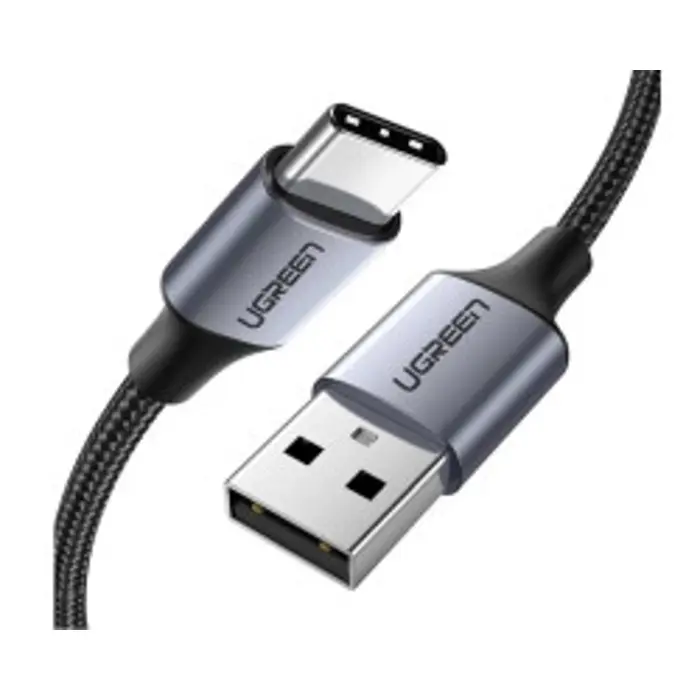 UGREEN USB-C (M) na USB 2.0 A (M) pleteni kabel, 1m