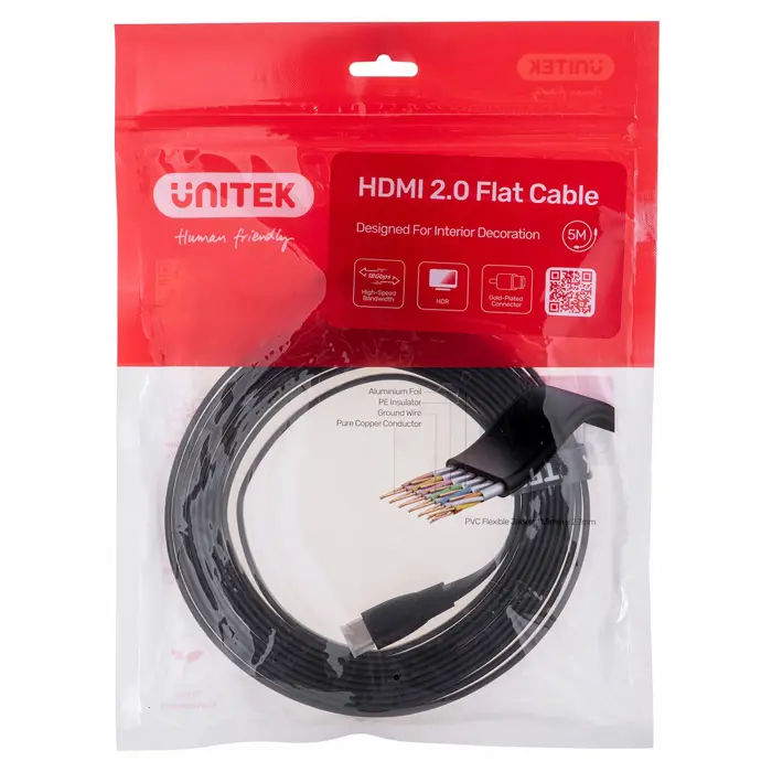 unitek-hdmi-cable-20-4k60hzflat-5m-c11063bk-5m-35067-kbautkhdm0065.webp