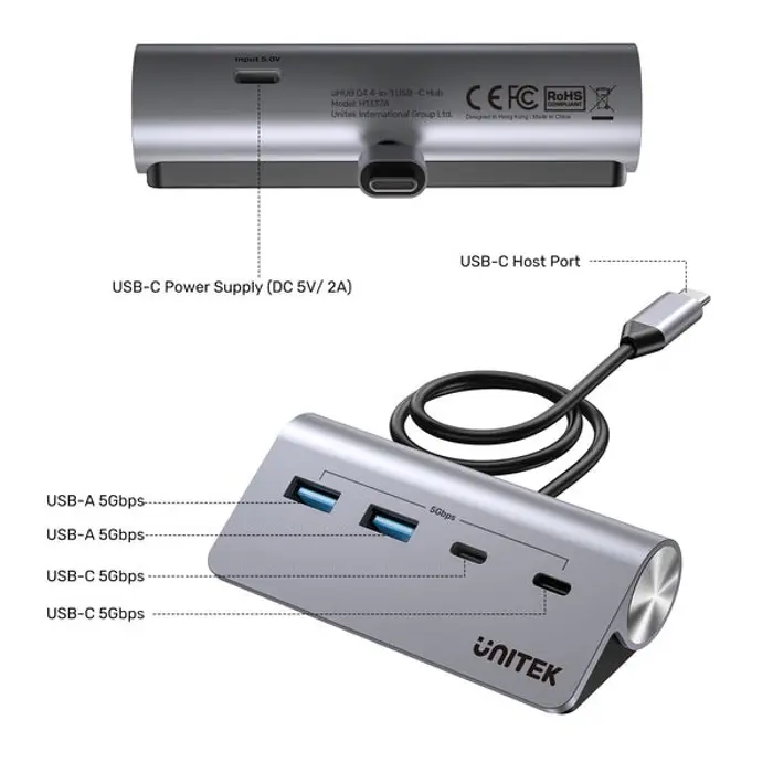unitek-hub-usb-c-2x-usb-c-2x-usb-a-5gbps-alu-29764-perutkhub0079.webp