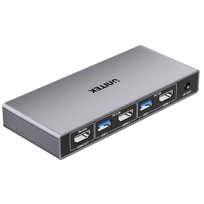 Unitek KVM Switch with 4K@60Hz USB 3.0 HDMI