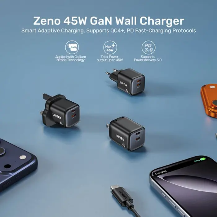 unitek-wall-charger-2x-gan-45w-2xusb-c-pd-30-qc-241-ladutksic0040.webp
