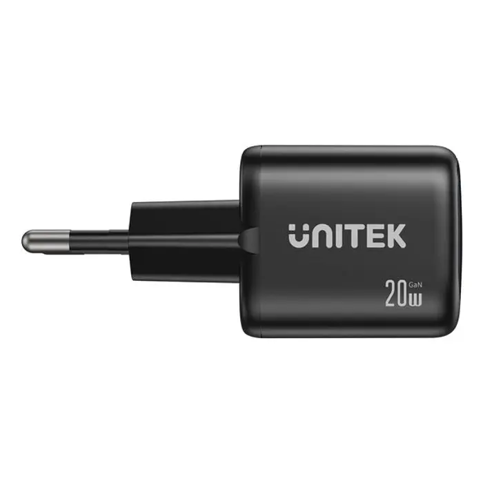 unitek-wall-charger-2x-gan-usb-a-usb-c-20w-black-16145-ladutksic0039.webp