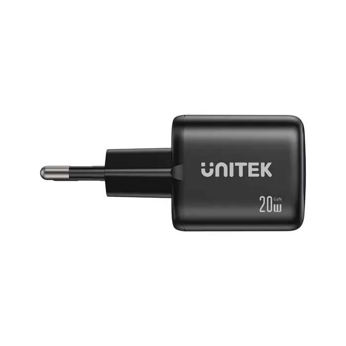 unitek-wall-charger-2x-gan-usb-a-usb-c-20w-black-63133-ladutksic0039.webp