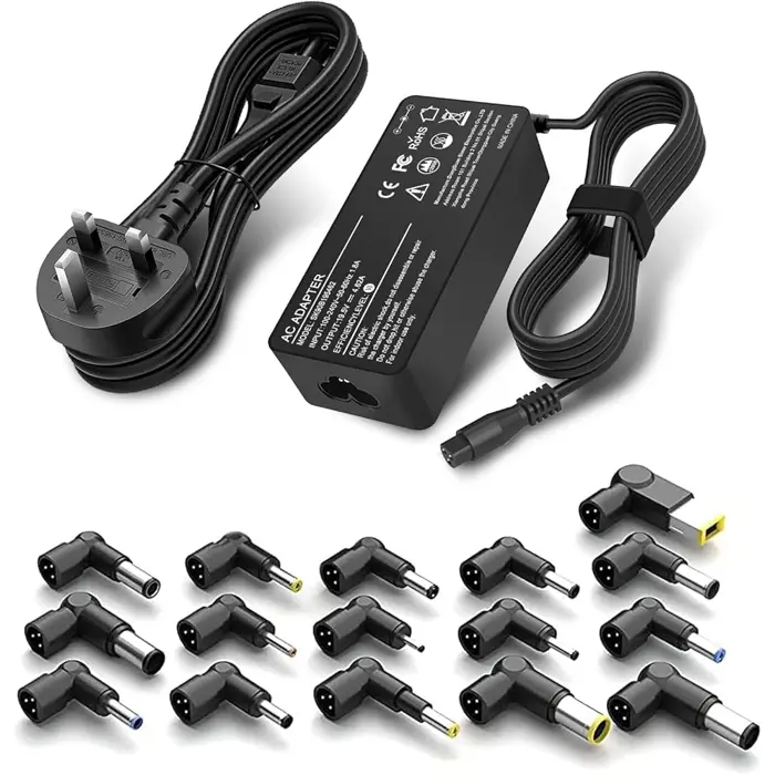Universal Laptop Power Supply 15-19.5V 90W 12 Tips