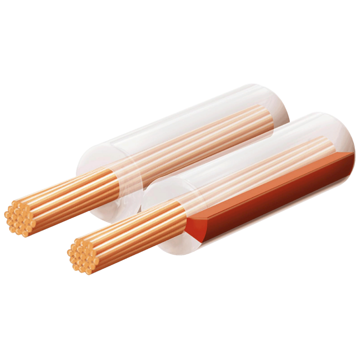 USE Kabel za zvučnike 2 x 1,00 mm, transparent, 100 met. - KLS 1T