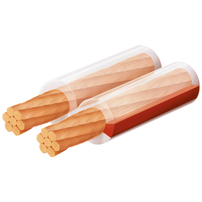 USE Kabel za zvučnike 2 x 4 mm, transparent, 50 met. - KLS 4T
