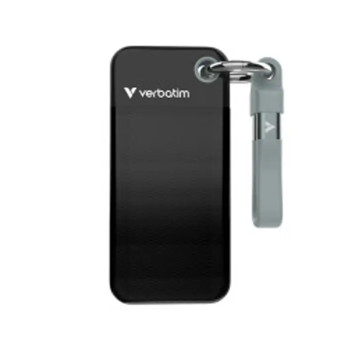 Verbatim Pocket 1TB SSD vanjski disk, USB 3.2 Gen2, Black/Grey