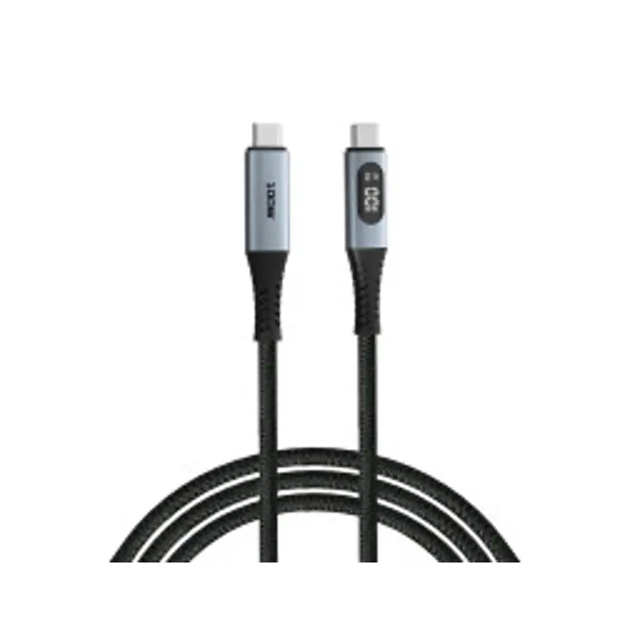 Verbatim Sync & Charge kabel USB C na USB C 100W zaslon 120 cm