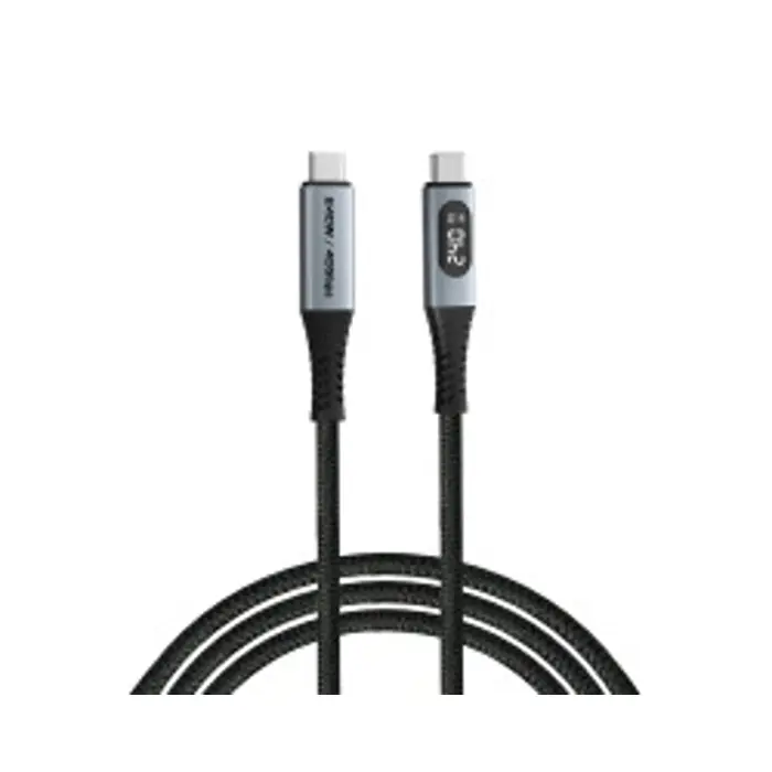 Verbatim Sync & Charge kabel USB-C na USB-C 240W 40 Gbps zaslon 120 cm