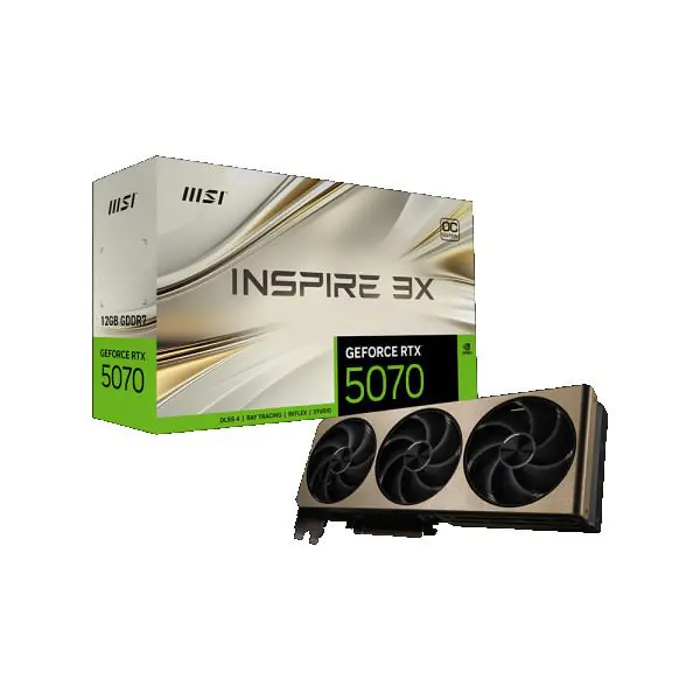 VGA MSI RTX 5070 12G INSPIRE 3X OC