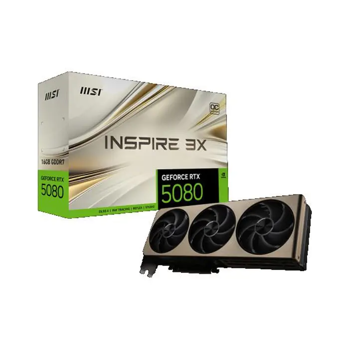 VGA MSI RTX 5080 16G INSPIRE 3X OC