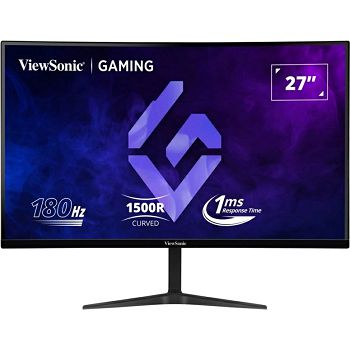 ViewSonic Monitor VX2718-2KPC-mhd, 27" 2560x1440, VA, curved, 165Hz-1ms, HDMI, Speakers