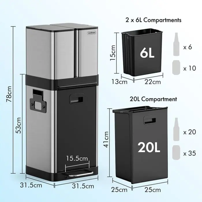 vonhaus-triple-stainless-steel-waste-bin-32l-19341-e0014925.webp