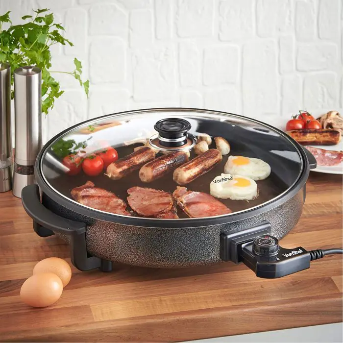 VonShef electric frying pan 42cm round
