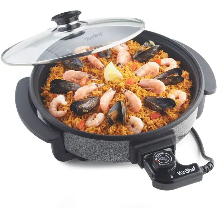 VonShef electric pan 30cm round
