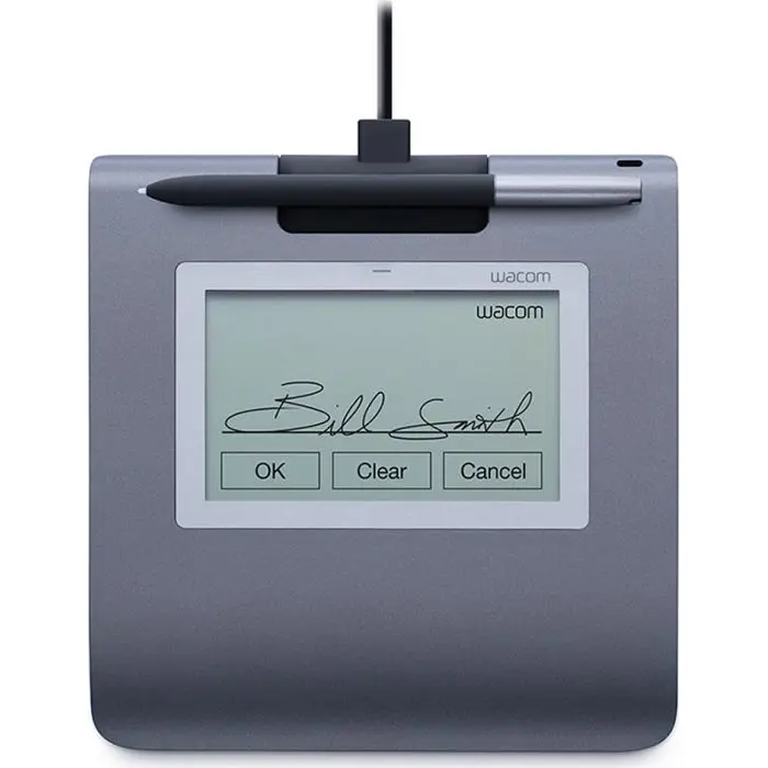 Wacom 4.5-inch Signature Pad STU-430 graphics tablet (gray, Rev. 2, incl. Sign pro PDF software for Windows)