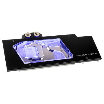 Watercool Heatkiller IV for Radeon RX 5700 / XT, RGB -  Acryl + Nickel, black 15637