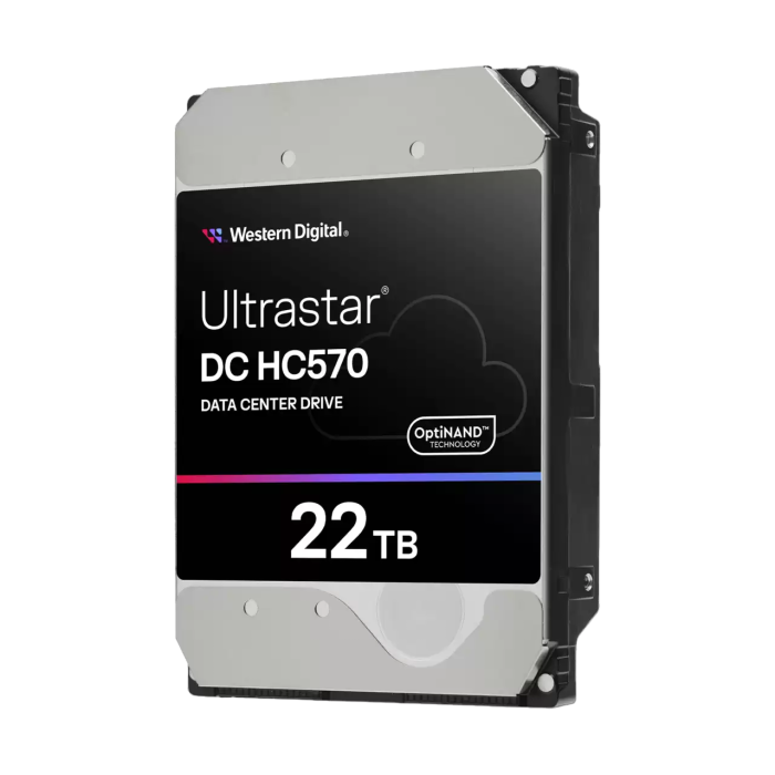 WD 22TB Ultrastar DC HC570 3.5 "SATA 6GB/S 7200RPM 512MB HDD Disk