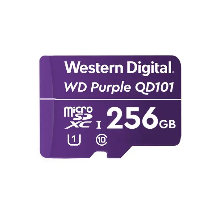 WD 256GB Purple microSD card Ultra