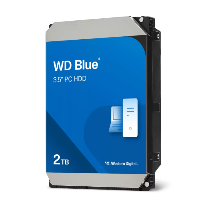 WD 2TB Blue 3.5" SATA 6Gb/s 7200rpm 256MB HDD
