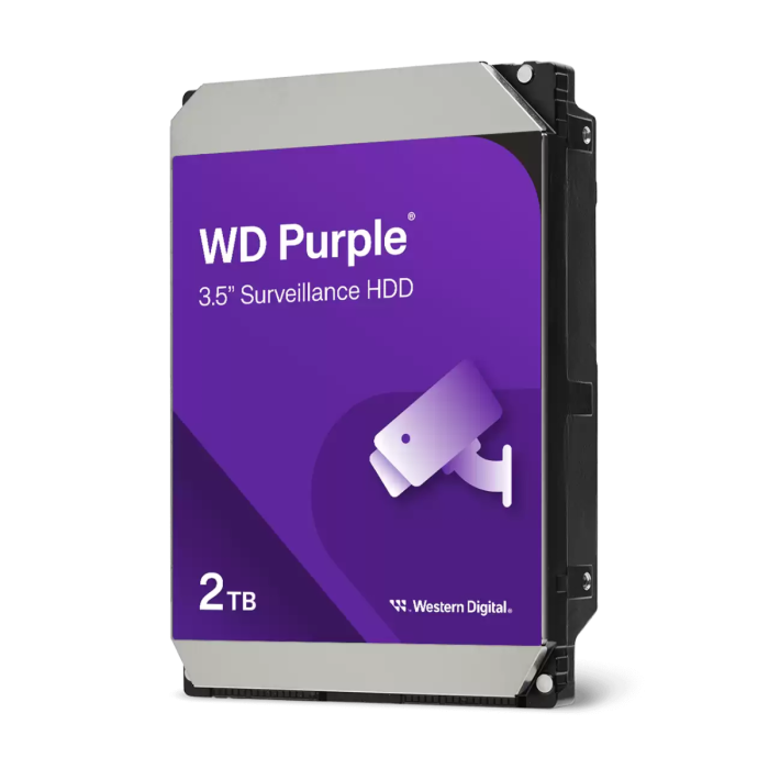 WD 2TB Purple 3,5" SATA 6Gb/s 5400rpm 64MB HDD disk