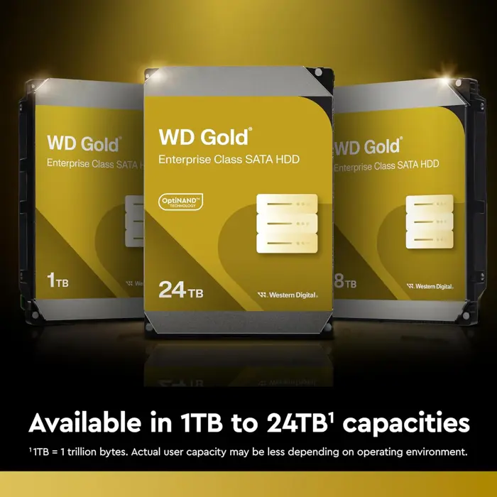 WD GOLD HDD 16TB SATA3, 6GB/S, 7200, 512MB, Server Hard Disk (WD161kryz)
