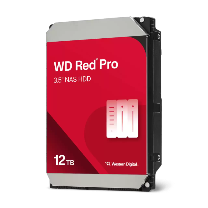 WD hard disk 12TB SATA3, 6Gb/s, 7200, 512MB RED PRO