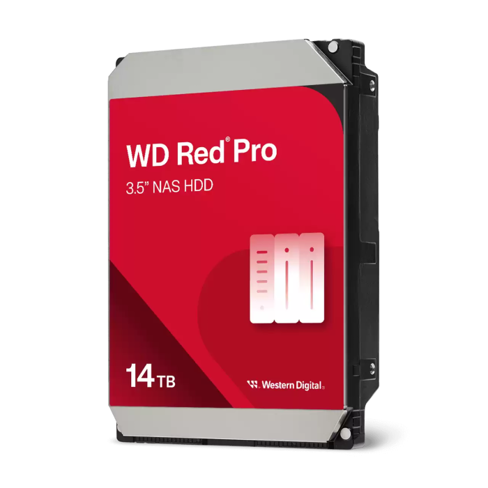 WD hard disk 14TB SATA3, 6Gb/s, 7200, 512MB RED PRO
