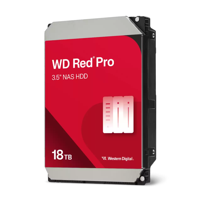 WD hard disk 18TB SATA3, 6Gb/s, 7200, 512MB RED PRO