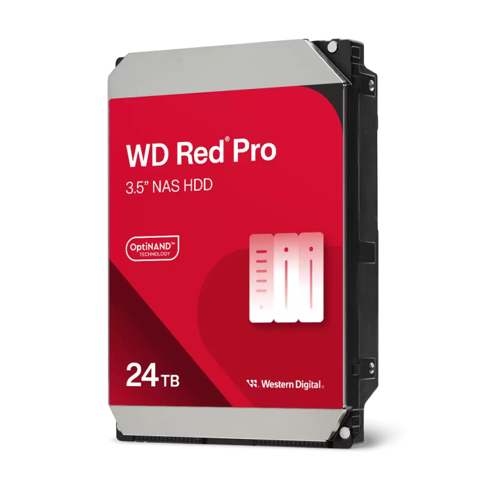 WD hard disk 24TB SATA3, 6Gb/s, 7200, 512MB RED PRO